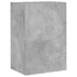 Kép 2/11 - Betonszürke szerelt fa fali TV-szekrény 40,5 x 30 x 60 cm