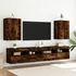 Kép 3/11 - 2 db füstös tölgy színű szerelt fa TV-szekrény 40,5x30x60 cm