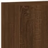 Kép 11/11 - 2 db barna tölgy szerelt fa fali TV-szekrény 40,5 x 30 x 60 cm