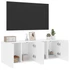 Kép 5/11 - 2 db fehér falra szerelhető TV-szekrény 60 x 30 x 41 cm