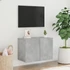 Kép 3/11 - Betonszürke falra szerelhető TV-szekrény 60 x 30 x 41 cm