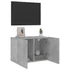 Kép 4/11 - Betonszürke falra szerelhető TV-szekrény 60 x 30 x 41 cm