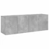 Kép 2/11 - 2 db betonszürke falra szerelhető TV-szekrény 60 x 30 x 41 cm