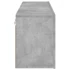 Kép 8/11 - 2 db betonszürke falra szerelhető TV-szekrény 60 x 30 x 41 cm