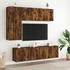 Kép 11/11 - Füstös tölgy színű falra szerelhető TV-szekrény 60 x 30 x 41 cm