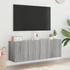 Kép 4/11 - 2 db szürke sonoma színű fali TV-szekrény 60 x 30 x 41cm