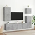 Kép 11/11 - Betonszürke falra szerelhető TV-szekrény 80 x 30 x 41 cm