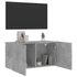 Kép 4/11 - Betonszürke falra szerelhető TV-szekrény 80 x 30 x 41 cm