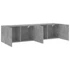 Kép 6/11 - 2 db betonszürke falra szerelhető TV-szekrény 80 x 30 x 41 cm