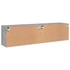 Kép 9/11 - 2 db betonszürke falra szerelhető TV-szekrény 80 x 30 x 41 cm