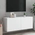 Kép 1/11 - Fehér falra szerelhető TV-szekrény 100 x 30 x 41 cm