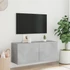 Kép 3/11 - Betonszürke falra szerelhető TV-szekrény 100 x 30 x 41 cm