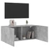 Kép 4/11 - Betonszürke falra szerelhető TV-szekrény 100 x 30 x 41 cm