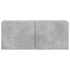 Kép 6/11 - Betonszürke falra szerelhető TV-szekrény 100 x 30 x 41 cm