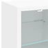 Kép 11/11 - Fehér falra szerelhető TV-szekrény LED-lámpákkal 30x28,5x30 cm
