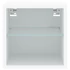 Kép 8/11 - Fehér falra szerelhető TV-szekrény LED-lámpákkal 30x28,5x30 cm