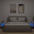 Kép 3/11 - 2 db fehér falra szerelhető TV-szekrény LED-ekkel 30x28,5x30 cm
