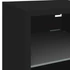 Kép 11/11 - Fekete fali TV-szekrény LED-világítással 30 x 28,5 x 30 cm