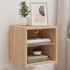 Kép 1/11 - 2 db sonoma tölgy fali TV-szekrény LED-ekkel 30x28,5x30 cm