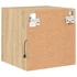 Kép 11/11 - 2 db sonoma tölgy fali TV-szekrény LED-ekkel 30x28,5x30 cm