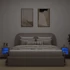 Kép 3/11 - 2 db sonoma tölgy fali TV-szekrény LED-ekkel 30x28,5x30 cm