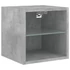 Kép 7/11 - Betonszürke fali TV-szekrény LED-világítással 30 x 28,5 x 30 cm