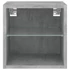 Kép 8/11 - Betonszürke fali TV-szekrény LED-világítással 30 x 28,5 x 30 cm