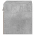 Kép 9/11 - Betonszürke fali TV-szekrény LED-világítással 30 x 28,5 x 30 cm