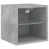 Kép 8/11 - 2 db betonszürke fali TV-szekrény LED-ekkel 30 x 28,5 x 30 cm