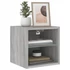 Kép 5/11 - 2 db szürke sonoma fali TV-szekrény LED-ekkel 30x28,5x30 cm