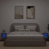 Kép 3/11 - 2 db barna tölgyszínű fali TV-szekrény LED-del 30x28,5x30 cm