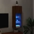 Kép 5/11 - Barna tölgyszínű TV-szekrény LED-lámpákkal 30,5x30x90 cm