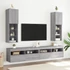 Kép 3/11 - Szürke sonoma színű TV-szekrény LED-lámpákkal 30,5x30x102 cm