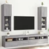 Kép 3/11 - 2 db szürke sonoma TV-szekrény LED-ekkel 30,5 x 30 x 102 cm