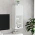 Kép 4/11 - Fehér TV-szekrény LED lámpákkal 40,5 x 30 x 102 cm
