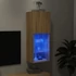 Kép 5/11 - Sonoma tölgy színű TV-szekrény LED lámpákkal 40,5 x 30 x 102 cm
