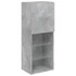 Kép 7/11 - Betonszürke TV-szekrény LED lámpákkal 40,5 x 30 x 102 cm