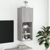 Kép 4/11 - Szürke sonoma színű TV-szekrény LED-lámpákkal 40,5x30x102 cm