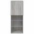 Kép 9/11 - Szürke sonoma színű TV-szekrény LED-lámpákkal 40,5x30x102 cm