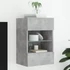 Kép 1/11 - Betonszürke falra szerelhető TV-szekrény LED-del 40x30x60,5 cm