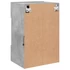 Kép 11/11 - Betonszürke falra szerelhető TV-szekrény LED-del 40x30x60,5 cm