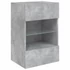 Kép 3/11 - Betonszürke falra szerelhető TV-szekrény LED-del 40x30x60,5 cm