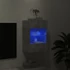 Kép 4/11 - Betonszürke falra szerelhető TV-szekrény LED-del 40x30x60,5 cm