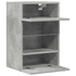 Kép 7/11 - 2 db betonszürke fali TV-szekrény LED-del 40x30x60,5 cm