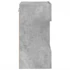 Kép 10/11 - 2 db betonszürke fali TV-szekrény LED-del 40x30x60,5 cm