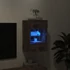 Kép 4/11 - Füstös tölgy színű fali TV-szekrény LED-ekkel 40x30x60,5 cm