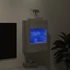 Kép 4/11 - Szürke sonoma színű fali TV-szekrény LED-del 40x30x60,5 cm