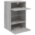 Kép 8/11 - Szürke sonoma színű fali TV-szekrény LED-del 40x30x60,5 cm