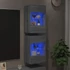 Kép 3/11 - 2 db szürke sonoma fali TV-szekrény LED-ekkel 40x30x60,5 cm