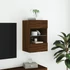 Kép 5/11 - Barna tölgyszínű fali TV-szekrény LED-del 40x30x60,5 cm